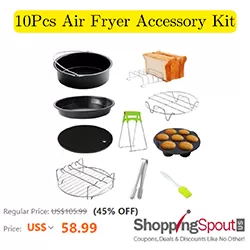 Up to 45% on 10Pcs Air Fryer Accessory Kit